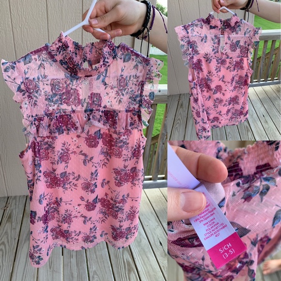 2 Floral Tops - Picture 1 of 8